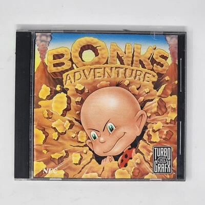 Bonk's Adventure (TurboGrafx-16) Complete w/ Manual & Case - Authentic & Tested - Image 1 of 4