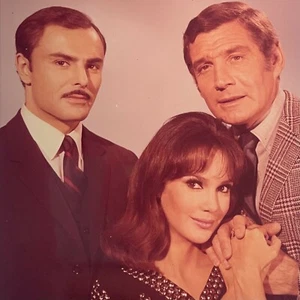 John Saxon Gene Barry Mary Ann Mobley Kodak Film Promotional Transparency 4x5 in - Picture 1 of 2