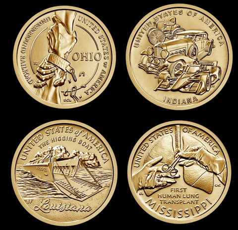 ***Subscription*** 2023 American Innovation Dollar BU 4 Coin Mint SET Cover