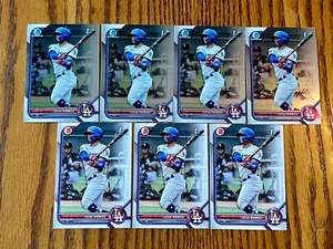 Jose Ramos 2022 Bowman Chrome Bowman 1st x4 + 3 BASE! RC - Dodgers - 7 Karten Lot - Bild 1 von 4