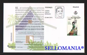 2015 GABRIEL GARCIA MARQUEZ ESCRITOR EDIFIL 4963 SPD FDC WRITER TC20556 - Picture 1 of 1