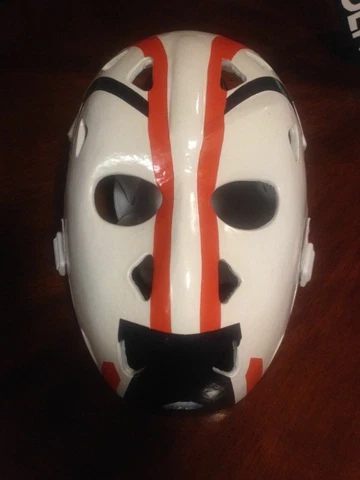 NHL HOCKEY GOALIE MASK HELMET VINTAGE Grant Fuhr Edmonton Oilers Cover