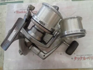 Mulinello Shimano Power Aero 10000 Type5 big game pesca con bobina di ricambio usato - Foto 1 di 7