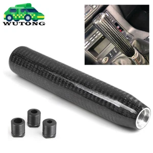 JDM Carbon Fiber Long Stick Manual Racing Car Gear Shift Knob Shifter Universal - Picture 1 of 11