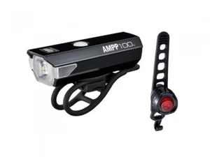 CatEye Lampe Vélo Ensemble Ammp 100 HL-EL041RC / Orb-Rc Rechargeable TL LD160RC - Picture 1 of 5