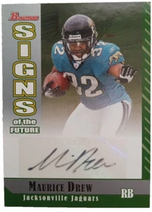 Maurice Jones Drew, 2006 Bowman Signs of the Future, Rookie Auto # SF-MD Jaguars - Picture 1 of 6
