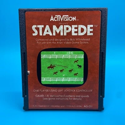 Stampede (Atari 2600, 1981) By Activision   | 2600+ 7800+ Retron 77 - Image 1 of 3