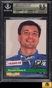 1992 Grid Formula One Riccardo Patrese #39 BGS 9.5 GEM MINT - Picture 1 of 3
