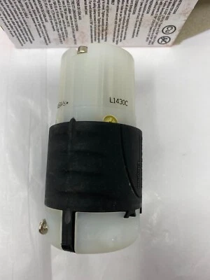 Pass & Seymour L1430-C Turnlok Polarized Locking Connector 125/250V 3-PH 30A - Image 1 of 4