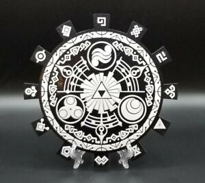 Glow in the Dark Legend of Zelda Skyward Sword Gate of Time inspirierte Plakette 