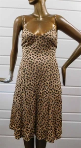 Sezane Paris Leopard Sleeveless Halter Stretchy Sun Dress sz Eur 36 - Picture 1 of 4