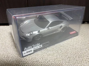 Kyosho Mini-Z 1/27 Porsche 911 GT3 RS Silver Metallic RC Body ASC MZP159S New - Picture 1 of 5