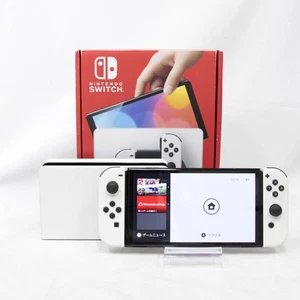 Tested Nintendo Switch OLED Model White Joy-Con Set HEG-S-KAAAA - Picture 1 of 9