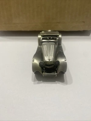 Jaguar SS/100 1936 - Modelo a escala de peltre Foto 1 de 4