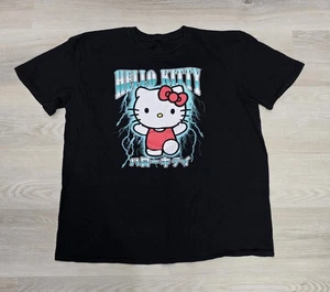 Hello Kitty Lightning schwarzes T-Shirt Sanrio Herren Gr. XL - Bild 1 von 5