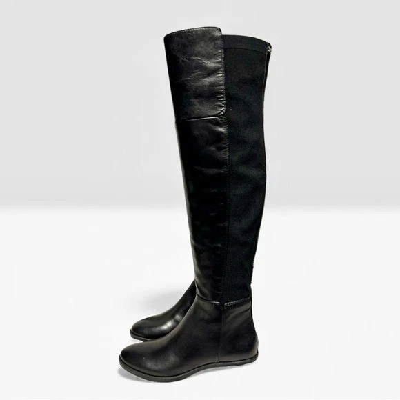 Sam Edelman Pam Women's Black Leather BOOTS 7m