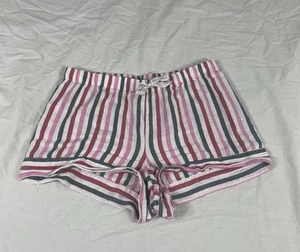 Victoria Secret Pyjamashorts Damen mehrfarbig gestreift Größe M - Bild 1 von 8