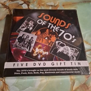 Sounds of the 70's Five DVD Gift Tin 1970s Music All Regions Exempt New Blondie - Picture 1 of 14