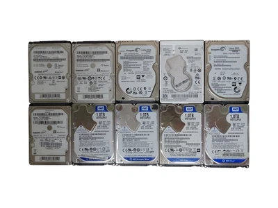 💻 Konvolut 10 diverse 2,5" 1TB SATA HDD Festplatten Bastler Laptop Ersatz 💻 - Bild 1 von 4