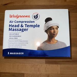 Walgreens Luftkompression Kopf und Bügel Massagegerät 509537 / Wiederaufladbar Neu - Bild 1 von 5