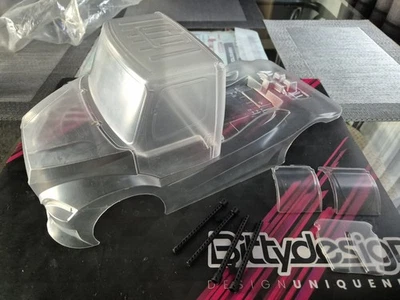 Tamiya 51613 Buggyra Fat Fox Body Parts Set, (TT01/TT01E/TT02), Racing Truck NIB - Image 1 of 3