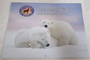 2026 Verteidiger der Tierwelt 18 Monate Wandkalender 17"x11" Farbe - Bild 1 von 3
