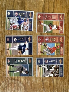2002 Upper Deck Ballpark Idols Rookies /1750 Lot 6 Baseball Cards - Picture 1 of 6
