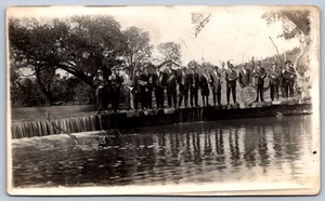K29/ Miller Kansas RPPC Postcard c1910 Band Orchestra Instruments 251 - Picture 1 of 4