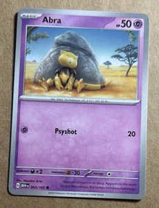 Pokemon 151 Abra 063/165 - Picture 1 of 1