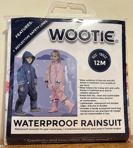 TUTA BAMBINI PEZZO UNICO 12 MOS RIFLETTENTE IMPERMEABILE SIGILLATA CUORI NUOVA CON SCATOLA - Foto 1 di 3