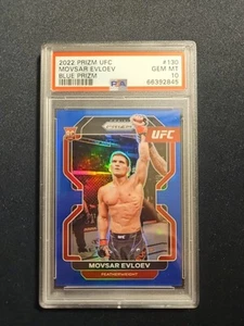 2022 Movsar Evloev Prizm Blue Rc Rookie #130 /199 Psa 10 - Picture 1 of 2