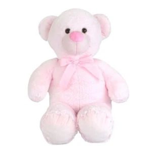 Oso de peluche extra grande My Buddy rosa 35,5"/90 cm Korimco - Imagen 1 de 3