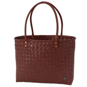 HANDED BY Handbag Grace Shopper AUTUMN BROWN handgefertigt Handtasche Ledergriff - Bild 1 von 6