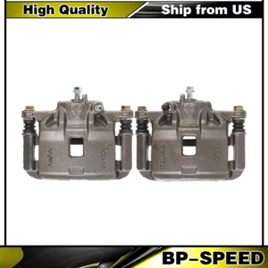 Front Left & Right Disc Brake Calipers with Bracket For 1994-2001 Acura Integra - Picture 1 of 4