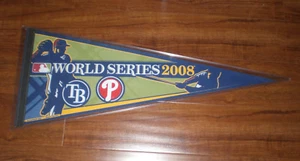 2008 WORLD SERIES DUELING PENNANT PHILLIES vs TAMPA BAY - Picture 1 of 1