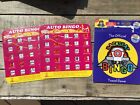 LOT AUTO BINGO BOARDS KIDS CHILDRENS CAR ACTIVITY TRAVEL GAMES BACKSEAT LEARNING