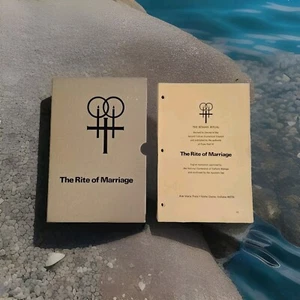 Roman Catholic Rite of Marriage Ritual Cards Together For Life In Hard Slipcase - Imagen 1 de 23