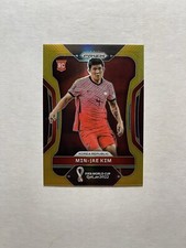 2022 Panini Prizm World Cup Qatar #137 Min-jae Kim RC ROOKIE CARD GOLD /10 Korea