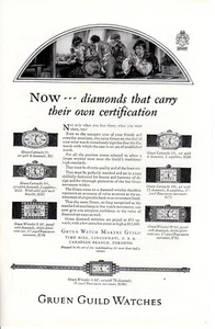 1926 Vintage print ad Gruen Guild Watches 7 designs Groiler Book of Knowledge - Picture 1 of 2