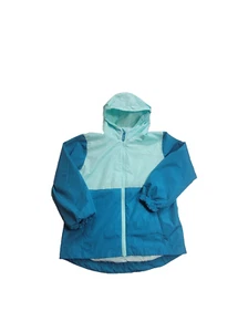 Eddie Bauer Kid's Sz S (7/8) (34 MEASURED) Full Zip Blue Windbreaker Jacket - Picture 1 of 7