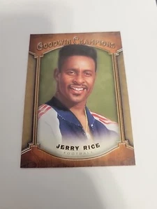 2014 Upper Deck Goodwin Champions Football NFL #53 Jerry Rice Insert Card 49ers - Picture 1 of 2