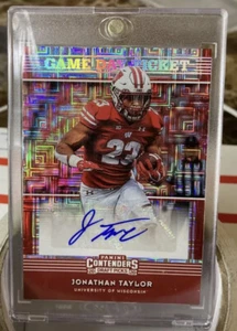 Jonathan Taylor 2020 Panini Contenders Draft Picks Game Day Ticket Auto 10/10 RC - Bild 1 von 5