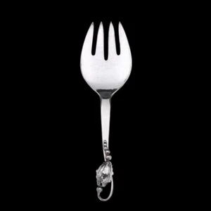 Georg Jensen. Silver Serving Fork, medium 114 - Blossom / Magnolia. - Picture 1 of 1