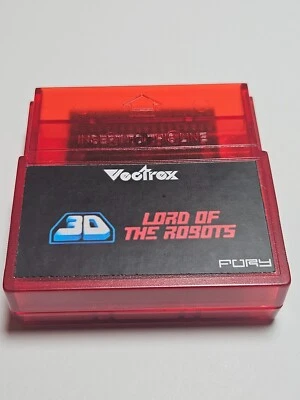 3D Lord of the Robots - Vectrex Game by *Fury* (Red Translucent Cart) - Image 1 of 4
