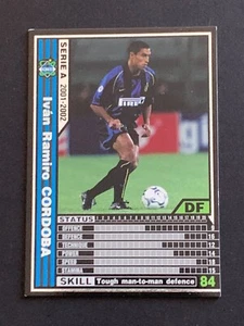 CARD PANINI WCCF GIAPPONE SERIE A 2001 2002 IVAN RAMIRO CORDOBA INTER - Foto 1 di 2