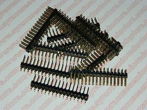 32 pin Breakaway Header 2 x 16 Gold / PH2-32S-G LOT of 10 pieces - Picture 1 of 5