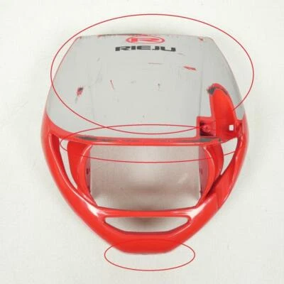 Plaque phare origine pour moto Rieju 50 RRX 2008 à 2009 Rouge Gris 620.5000 - Photo 1/4