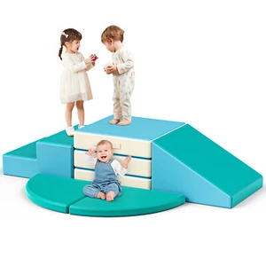 Bloques de construcción de escalada de espuma de 5 piezas para niños pequeños habilidades motoras ejercicio en interiores - Imagen 1 de 12