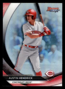 2020 Bowman's Best Top Prospects Refractors #TP29 Austin Hendrick - Picture 1 of 2