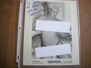 JENNA FINE- VERY RARE SIGNATURE!---8X10  AUTOGRAPHED PICTURE - Bild 1 von 2
